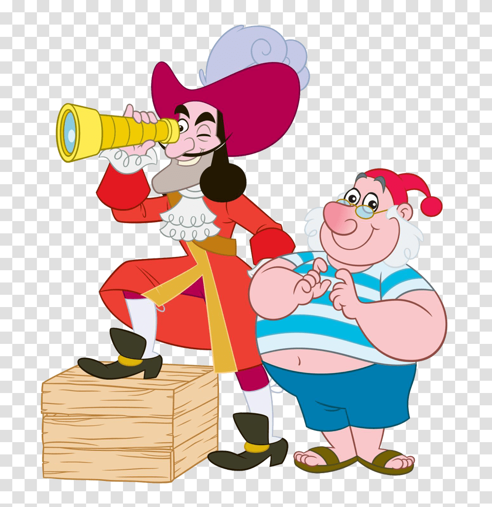 Pirate Clipart Friend Captain Hook Amp Mr. Smee Jake, Performer, Photography, Elf, Advertisement Transparent Png