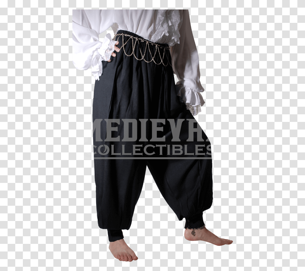 Pirate Clipart Pants Medieval Harem Pants, Person, Long Sleeve, Costume Transparent Png