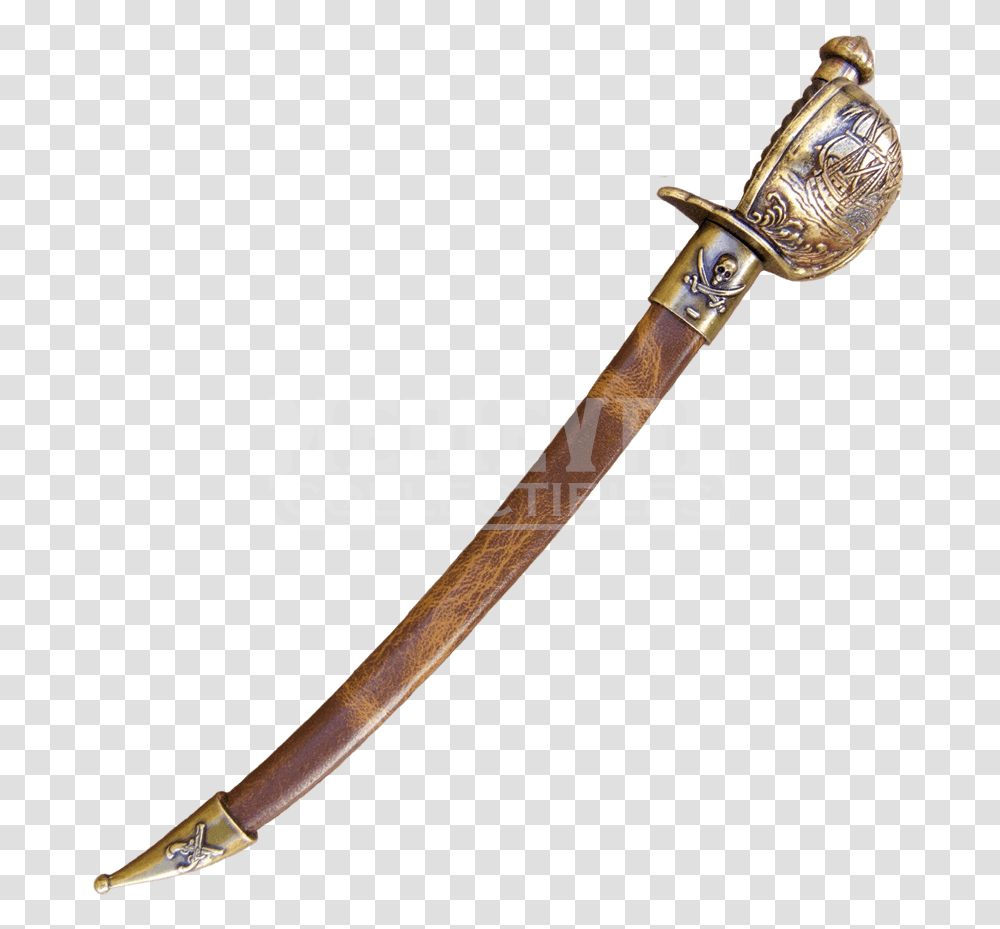 Pirate Cutlass Letter Opener With Scabbard, Axe, Tool, Weapon, Weaponry Transparent Png