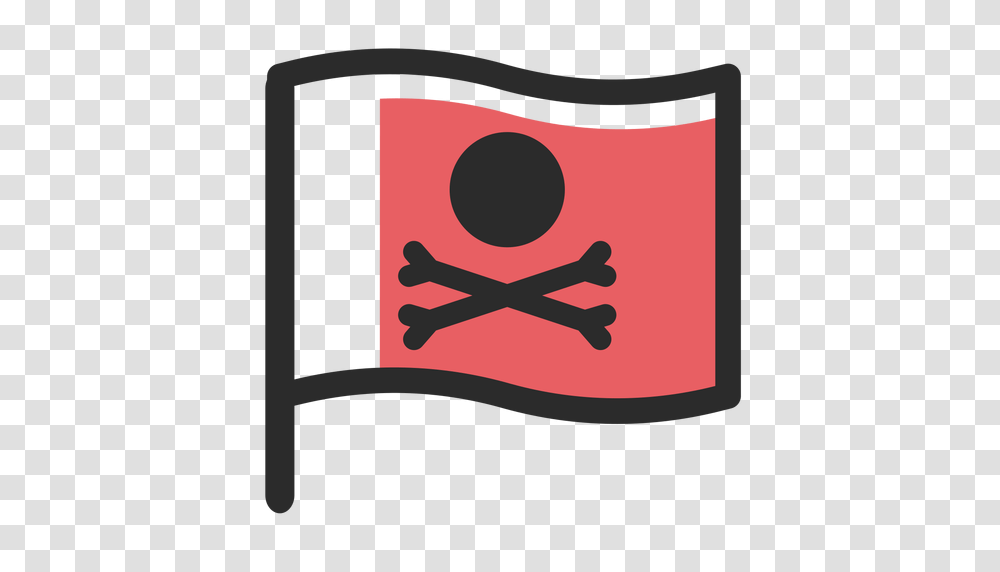 Pirate Flag Colored Stroke Icon, Pillow, Cushion Transparent Png