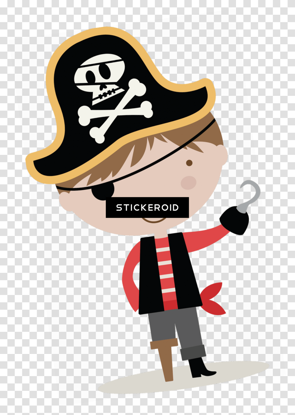 Pirate Flag, Label Transparent Png