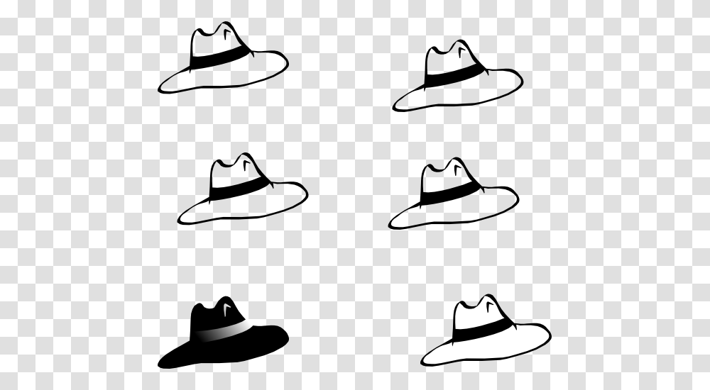 Pirate Hat Clipart Black And White, Apparel, Sombrero, Cowboy Hat Transparent Png