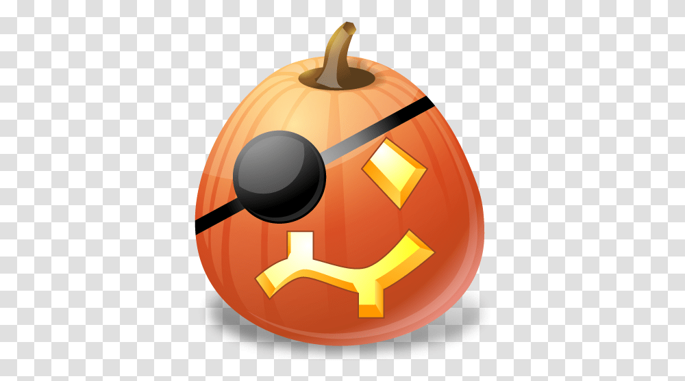 Pirate Icon Vista Halloween Emoticons Softiconscom Pumpkin Stickers In Whatsapp, Vegetable, Plant, Food, Produce Transparent Png