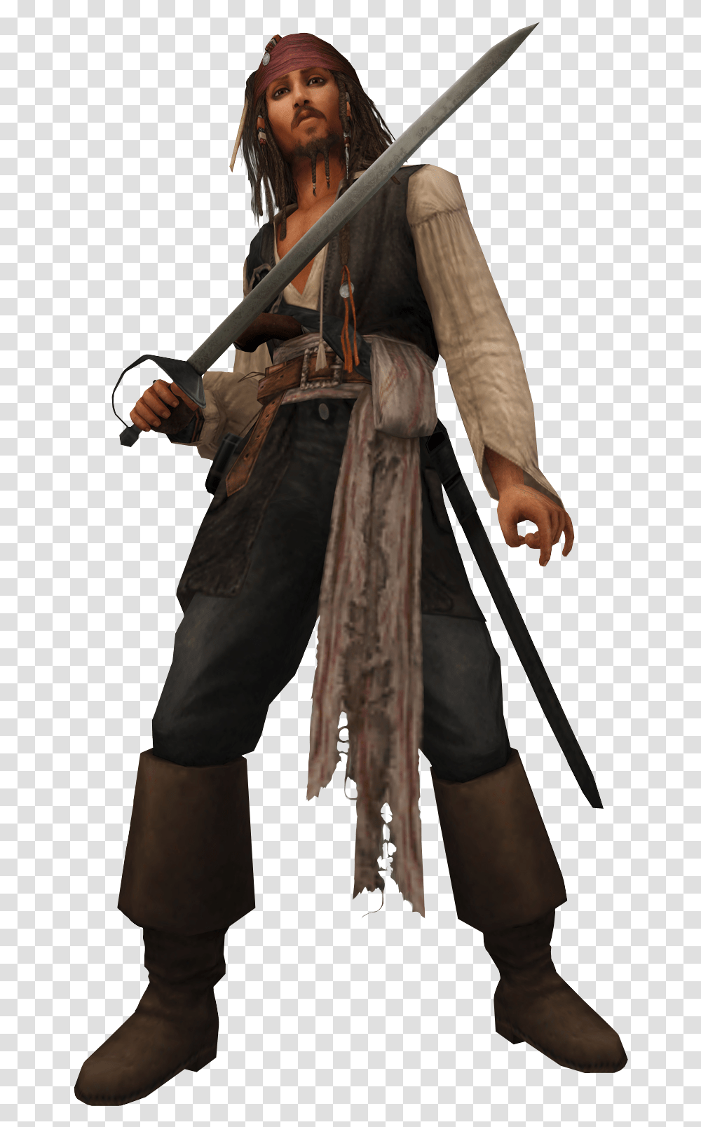 Pirate Image Web Icons Kingdom Hearts Captain Jack Sparrow, Clothing, Person, Samurai, Costume Transparent Png