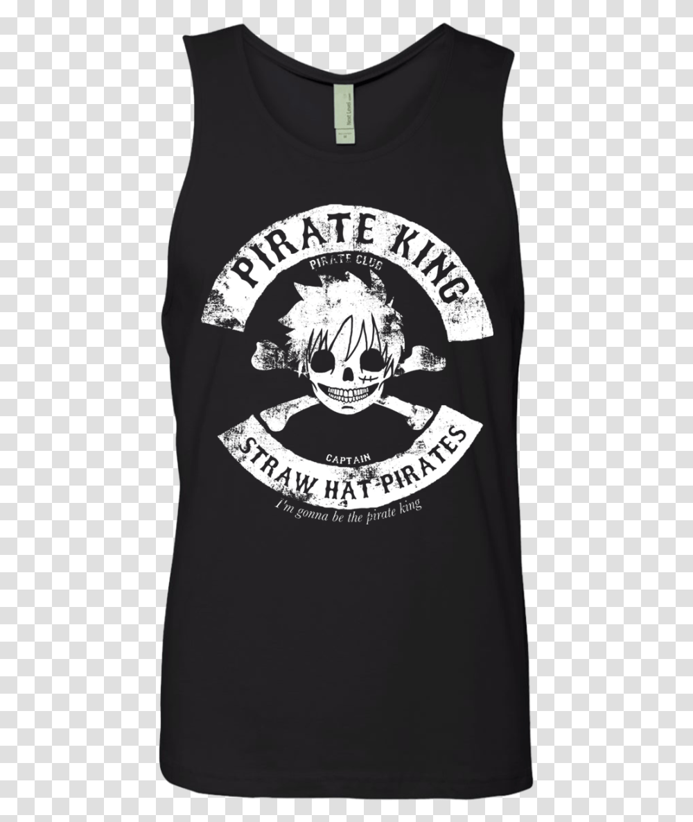 Pirate King Skull Men's Premium Tank Top Ric Flair Wu Tang Tank Top, Apparel, Sleeve, T-Shirt Transparent Png