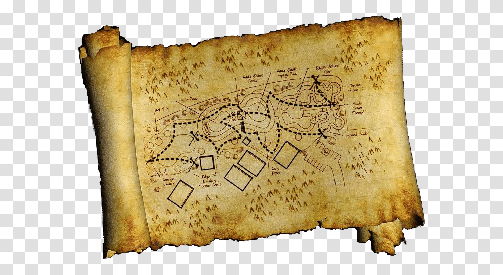 Pirate Map Background, Scroll, Rug Transparent Png