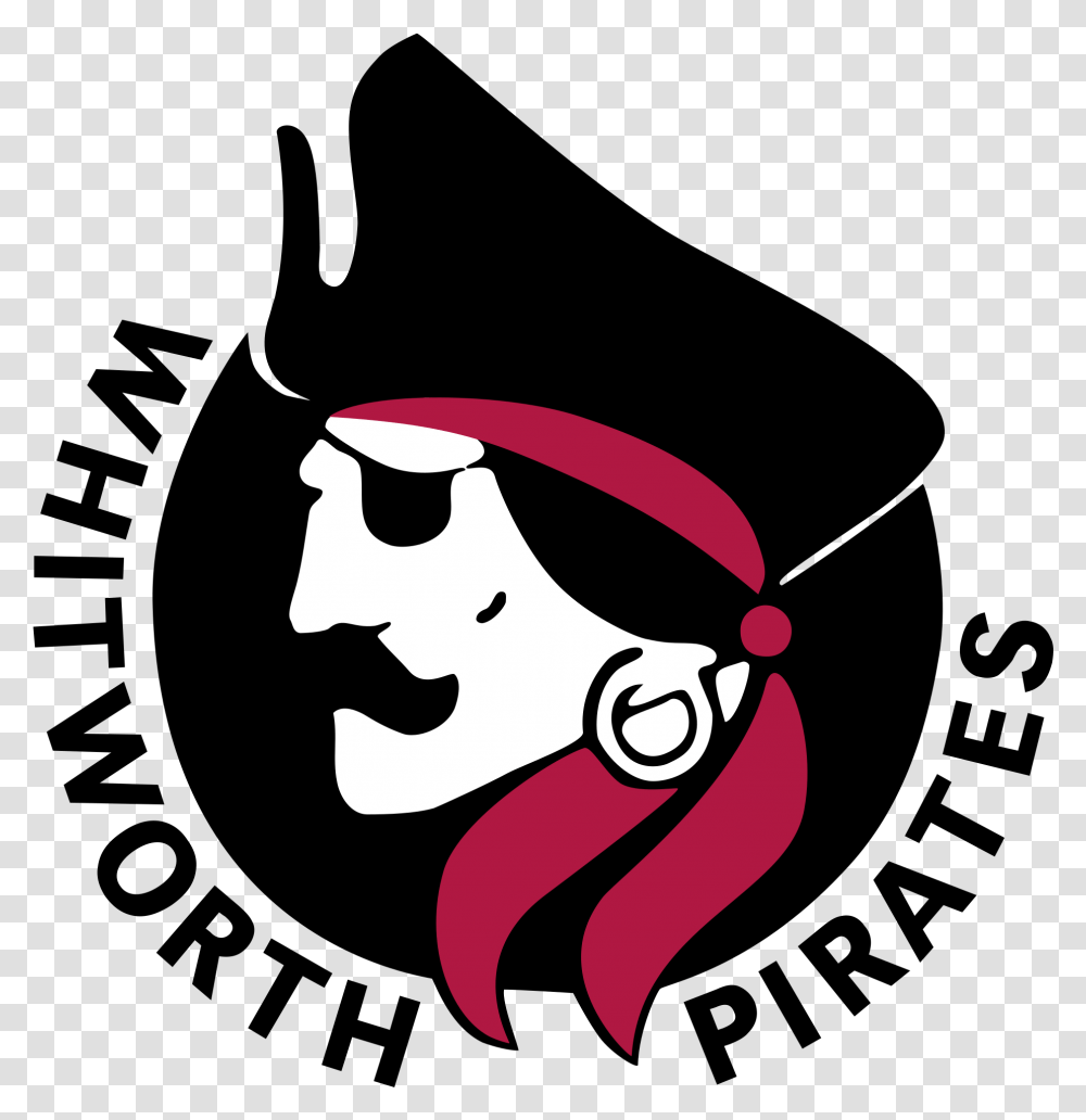 Pirate Mascot Clipart Whitworth University Pirates Logo, Person, Human, Sunglasses, Accessories Transparent Png