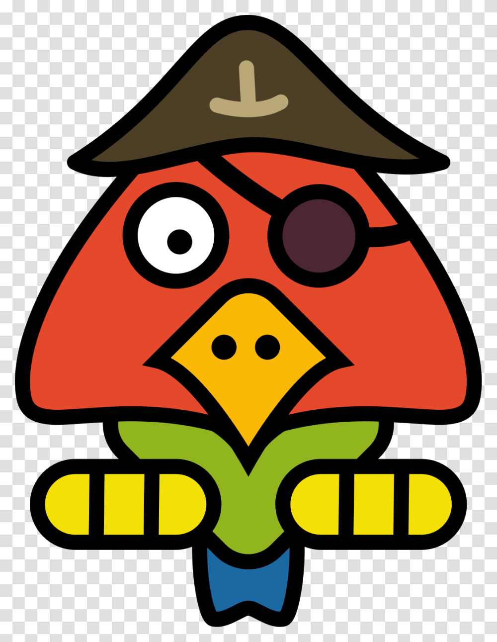 Pirate Parrot Clip Arts Clip Art, Pac Man, Angry Birds, Poster, Advertisement Transparent Png