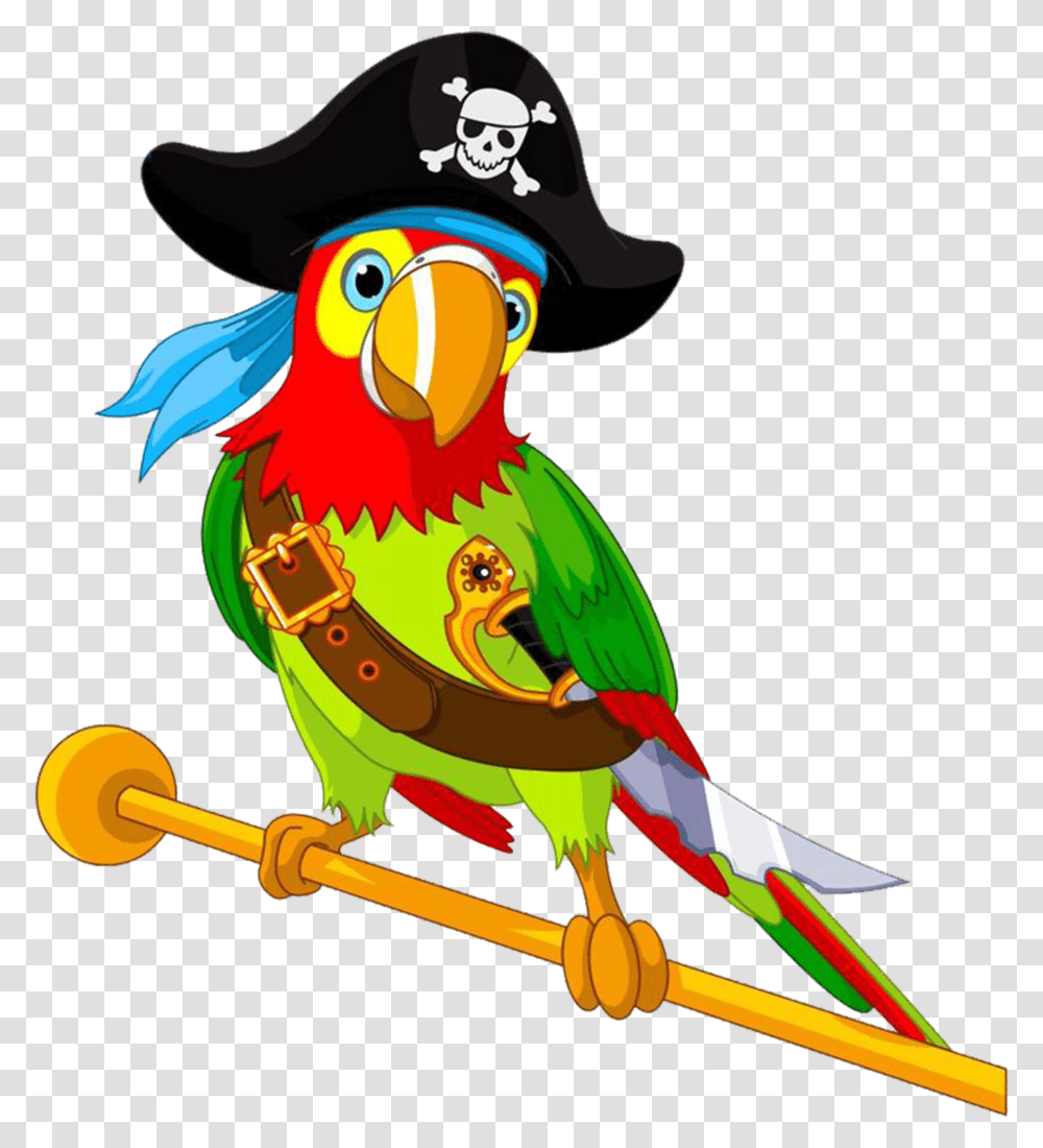 Pirate Parrot Pirate Parrot Clip Art, Bird, Animal Transparent Png