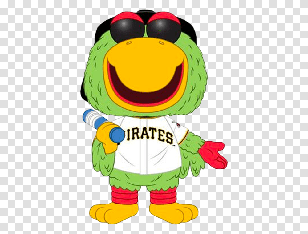 Pirate Parrot Pittsburgh Pirates Mascot Funko Pop Vinyl Pittsburgh Pirates Mascot Art, Person, Human, Scarecrow, Pinata Transparent Png