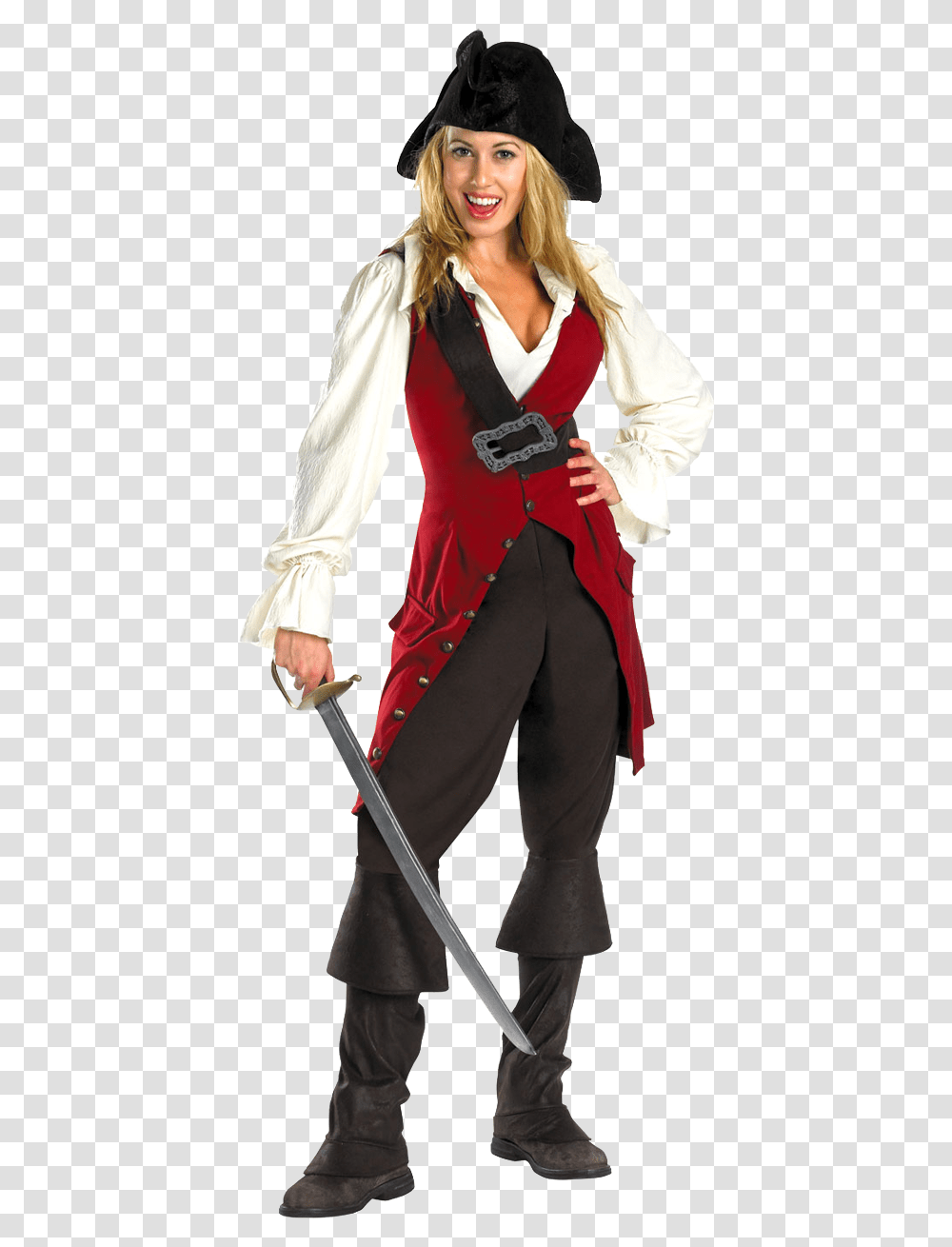 Pirate, Person, Costume, Weapon Transparent Png