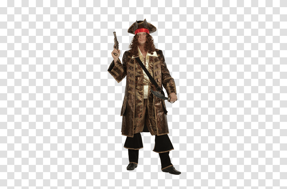 Pirate, Person, Coat, Costume Transparent Png