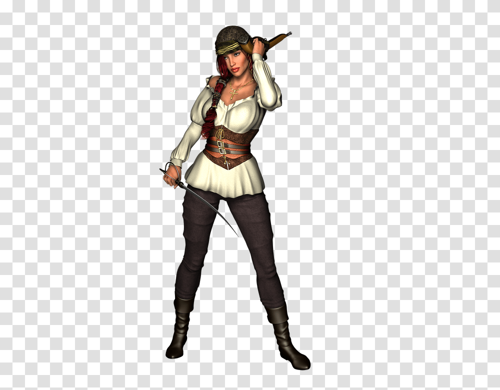 Pirate, Person, Costume, Female Transparent Png