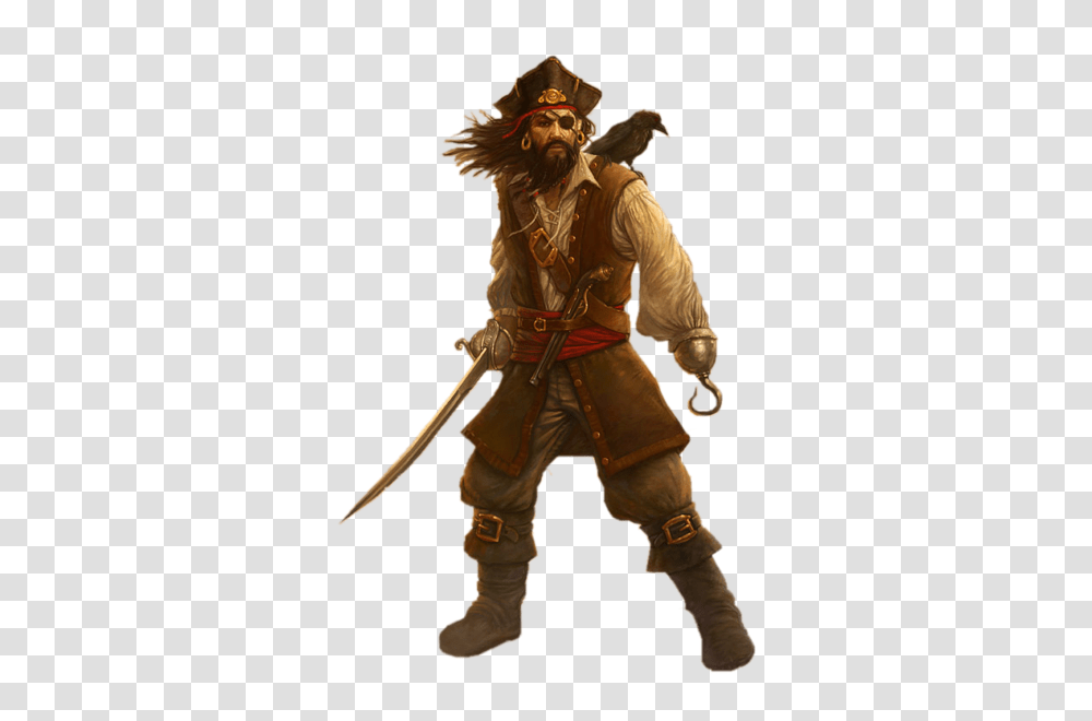 Pirate, Person, Human, Bronze, Samurai Transparent Png