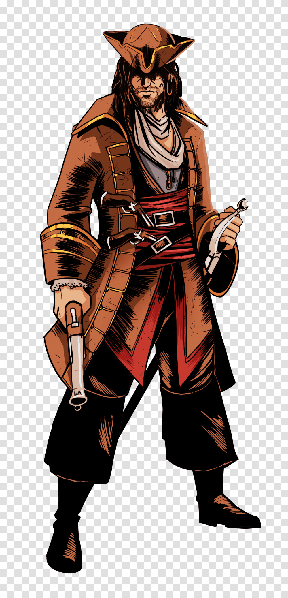 Pirate, Person, Human, Hat Transparent Png