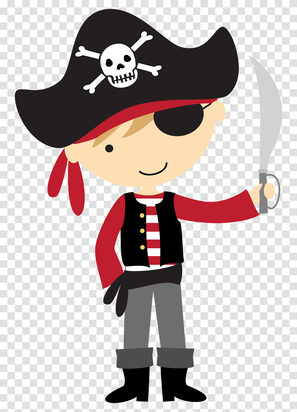 Pirate, Person, Human, Performer, Goggles Transparent Png