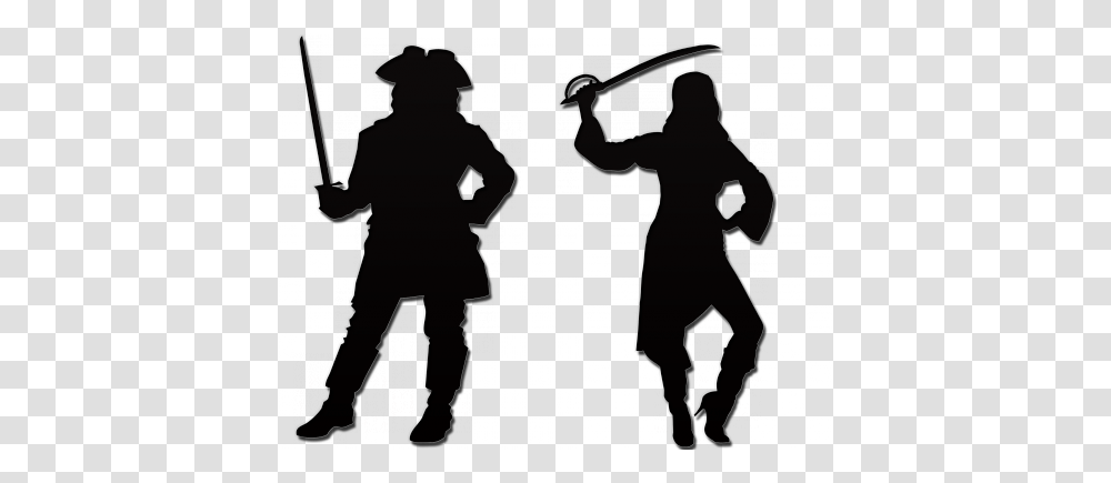 Pirate, Person, Silhouette, Hand, Stencil Transparent Png