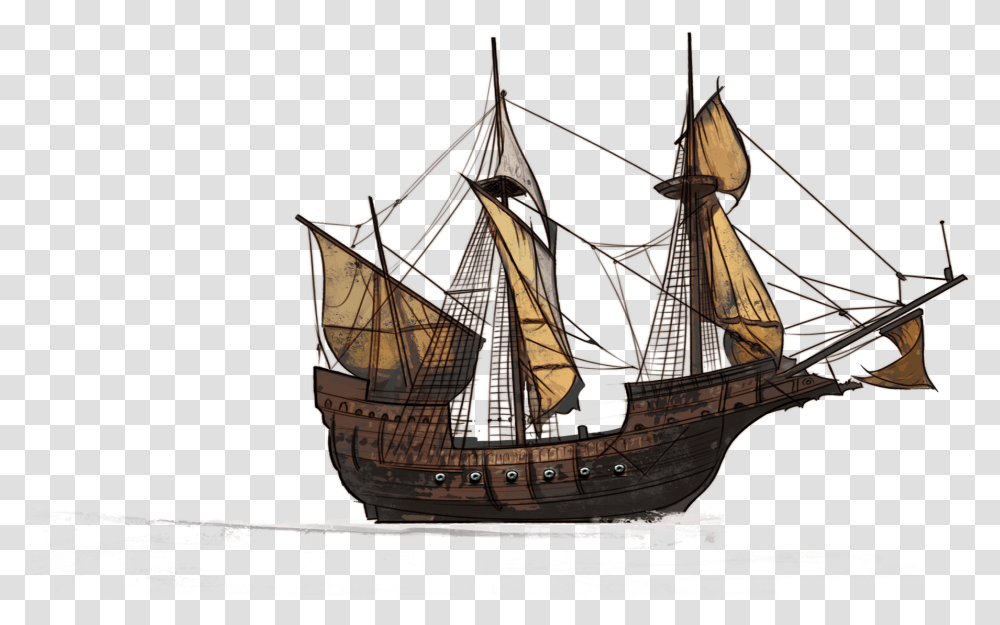 Pirate Ship Background Boat, Vehicle, Transportation, Sailboat, Watercraft Transparent Png