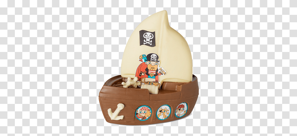 Pirate Ship, Birthday Cake, Dessert, Food, Figurine Transparent Png
