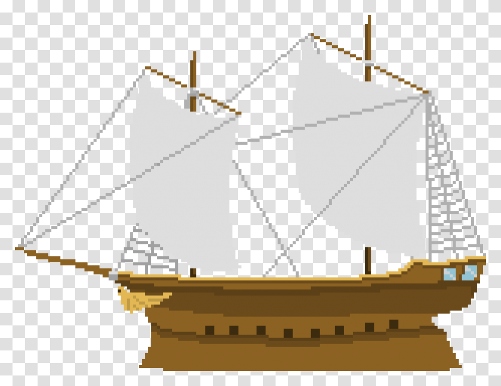 Pirate Ship, Construction Crane, Vehicle, Transportation, Leisure Activities Transparent Png