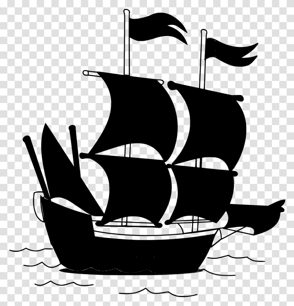 Pirate Ship Flag Design, Gray, World Of Warcraft Transparent Png
