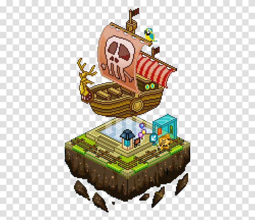 Pirate Ship Inn 8 Pixel, Super Mario, Vehicle, Transportation Transparent Png