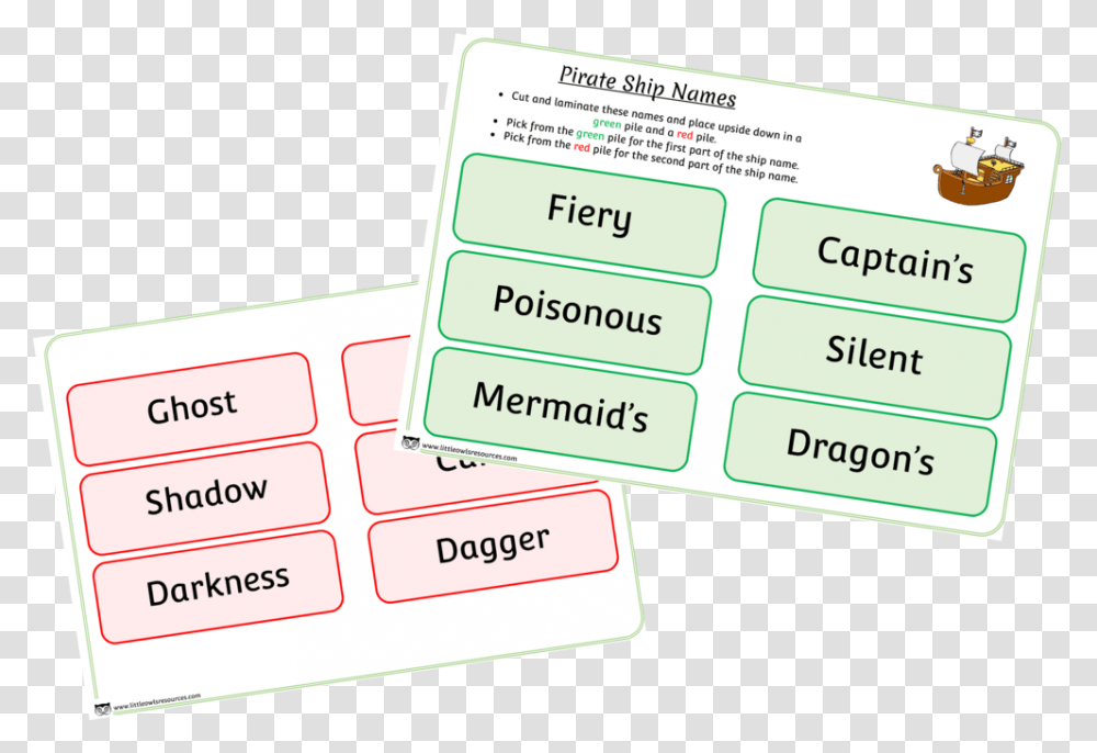 Pirate Ship Names, Label, Word, Number Transparent Png