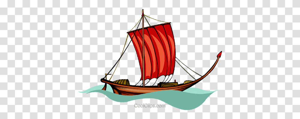 Pirate Ship Royalty Free Vector Clip Art Illustration, Boat, Vehicle, Transportation, Rowboat Transparent Png