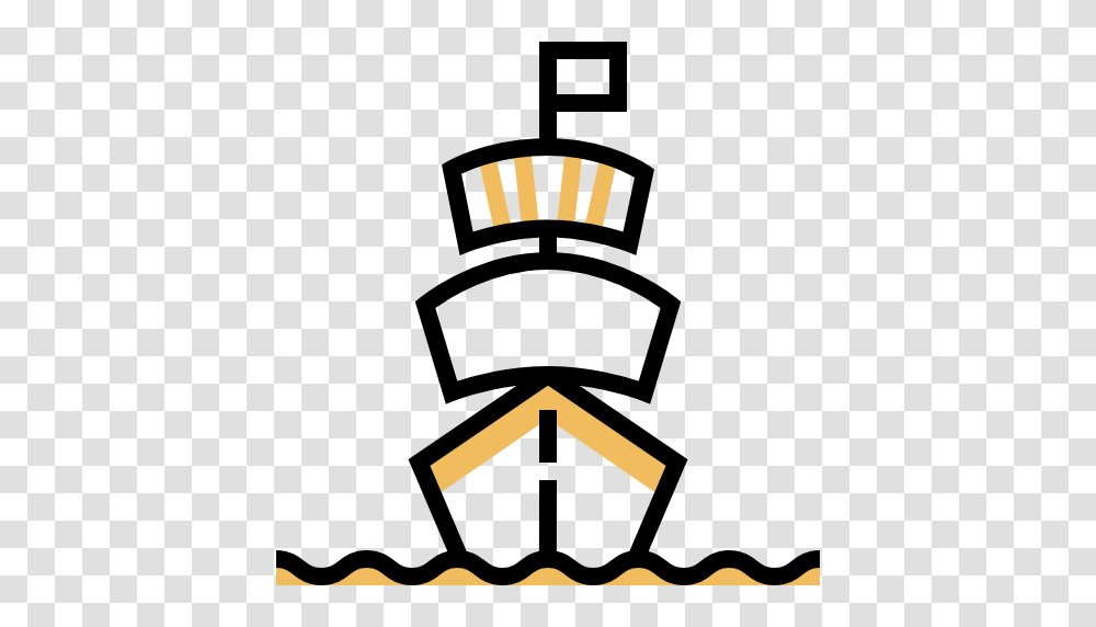 Pirate Ship, Logo, Trademark, Emblem Transparent Png