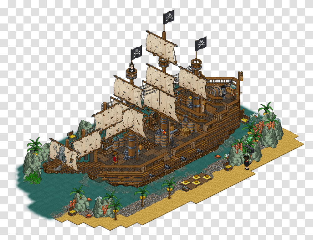 Pirate Ship, Vehicle, Transportation, Cruiser, Navy Transparent Png
