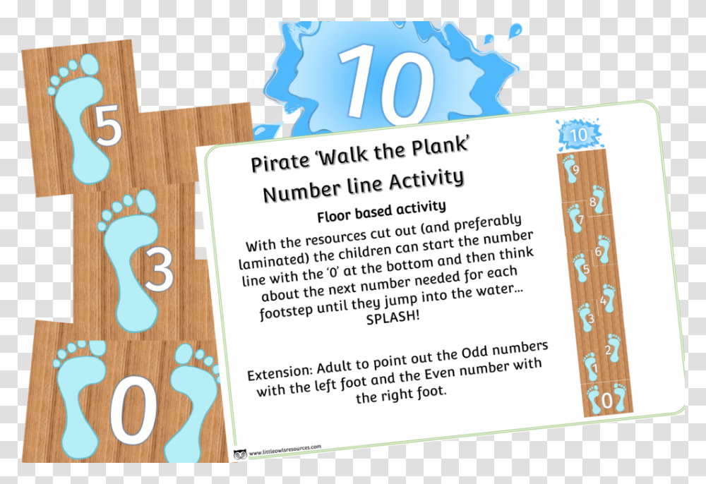 Pirate Ship Walk The Plank Number Line, Advertisement, Poster, Flyer, Paper Transparent Png