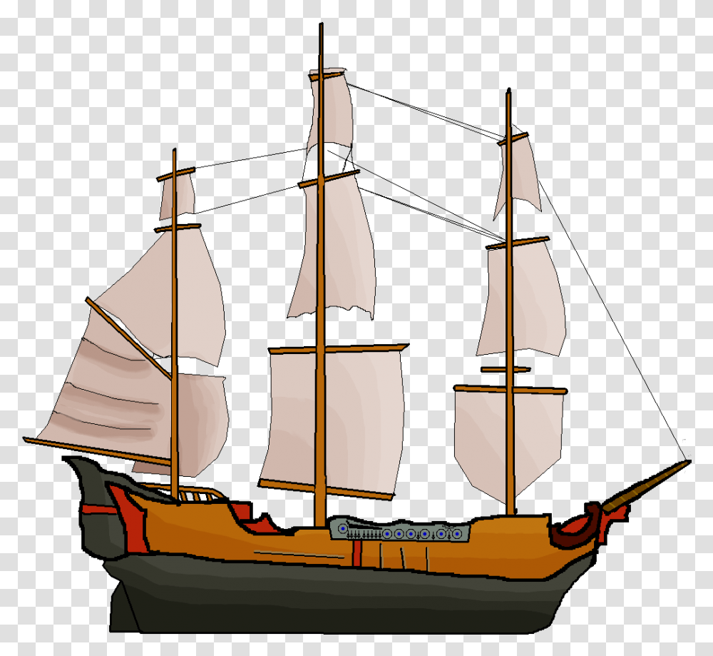 Pirate Ship, Watercraft, Vehicle, Transportation, Vessel Transparent Png