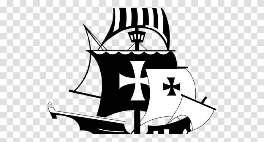 Pirate Ship Without Background, Stencil, Emblem, Star Symbol Transparent Png