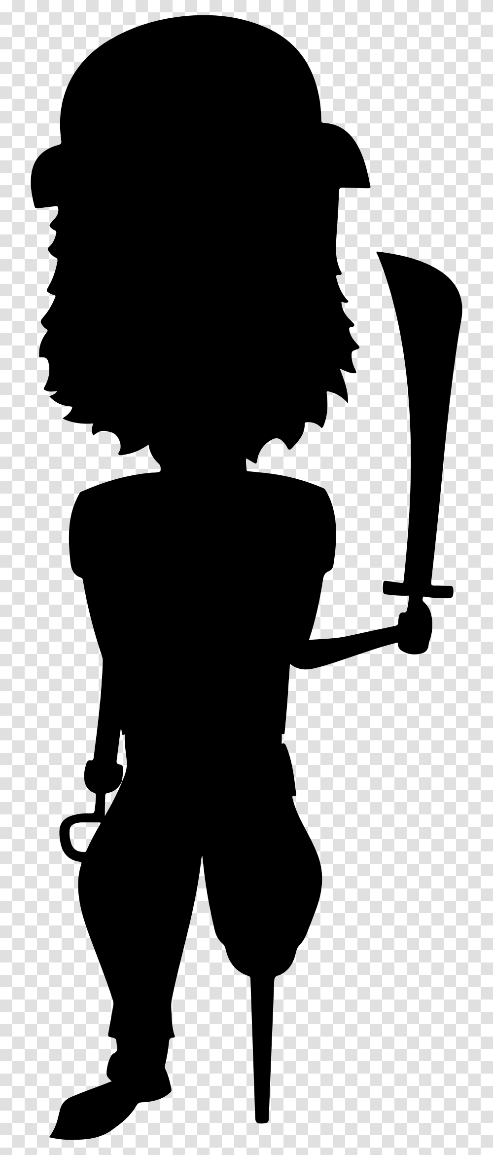 Pirate Silhouette Cliparts, Gray, World Of Warcraft Transparent Png