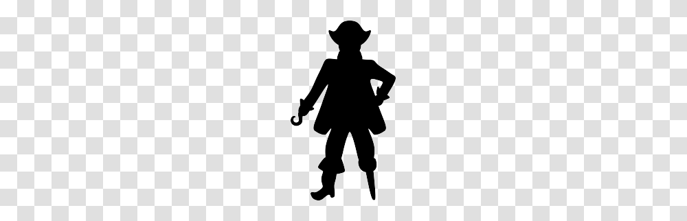 Pirate Silhouette Playgrounds Pirates Silhouette, Person, Human, Stencil Transparent Png