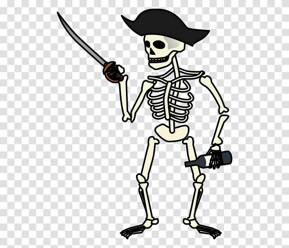 Pirate Skeleton, Bow, Ninja Transparent Png
