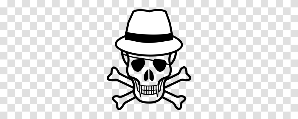Pirate Skull And Crossbones Jolly Roger, Lamp, Apparel, Hat Transparent Png