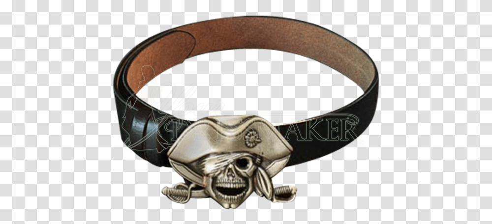 Pirate Skull Buckle Belt Solid, Accessories, Accessory, Jewelry, Bracelet Transparent Png