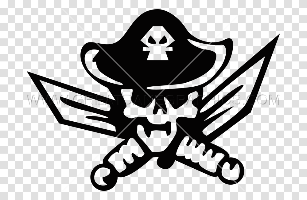 Pirate Skull Head Production Ready Artwork For T Shirt Printing, Bow, Green, Patio Umbrella Transparent Png