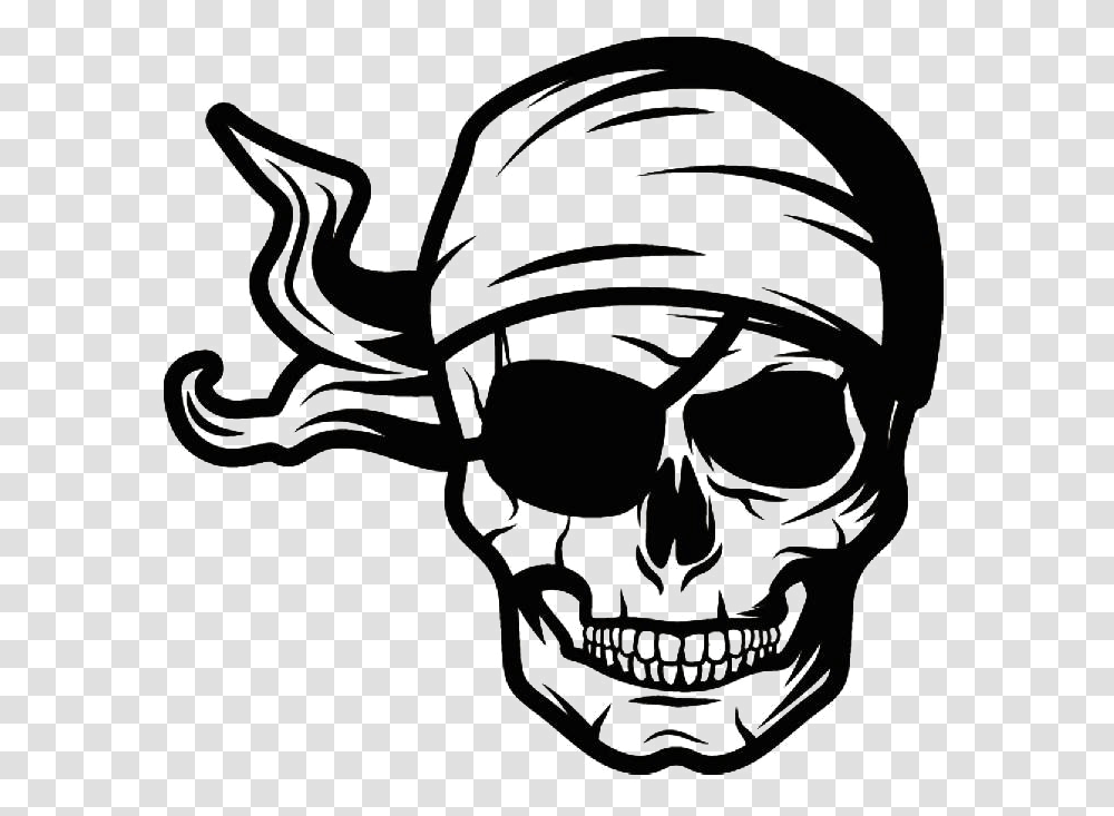 Pirate Skull, Skin, Emblem, Logo Transparent Png