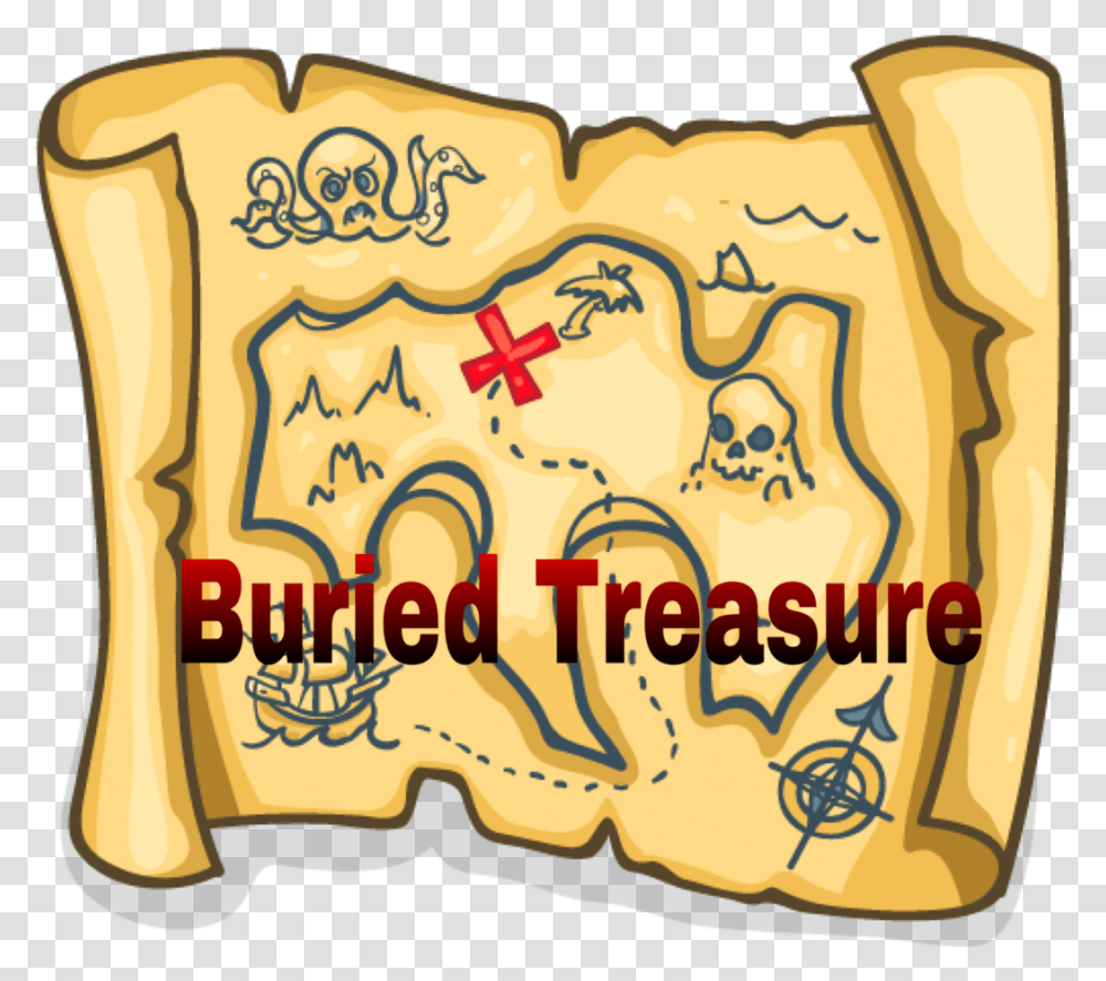 Pirate Treasure Map Clipart Download Pirate Map, Food, Peanut Butter, Toast Transparent Png