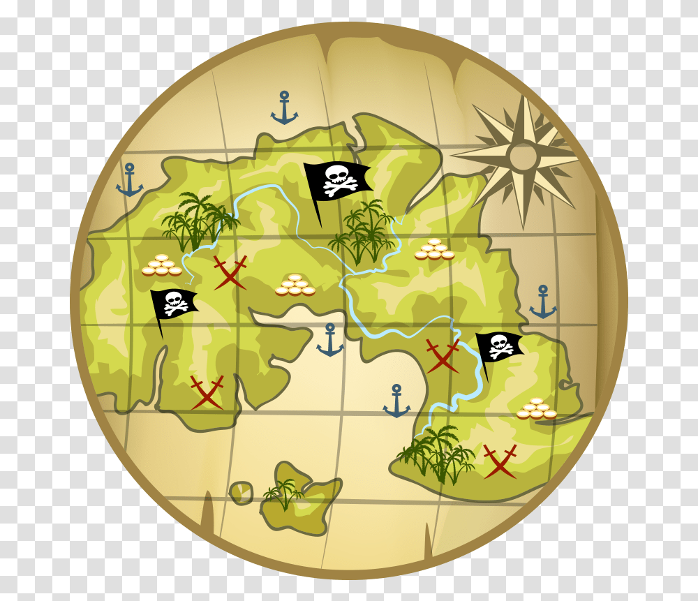 Pirate Treasure Map Kids Vinyl Carpet Map, Astronomy, Outer Space, Universe, Jigsaw Puzzle Transparent Png