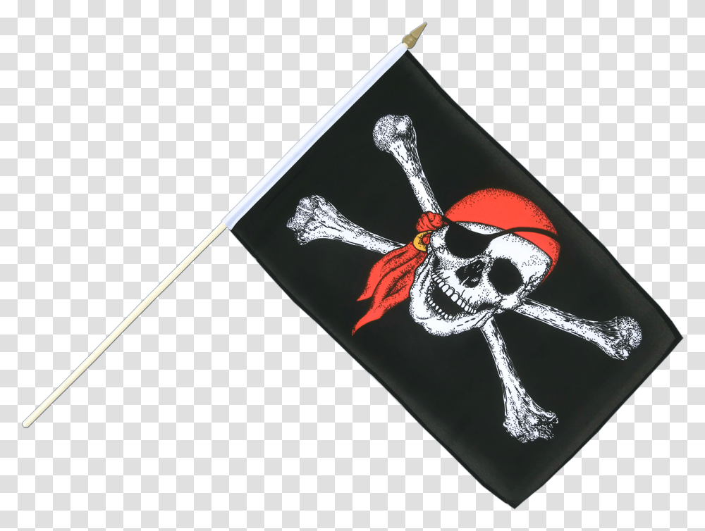 Pirate With Bandana Download Pirate Flag, Bird, Animal Transparent Png