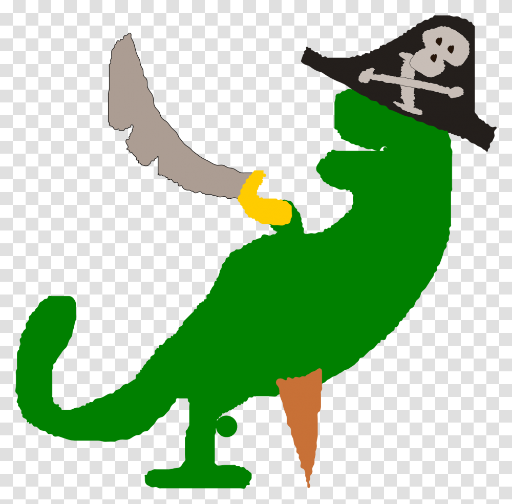 Pirates Clipart Dinosaur Pirate Dinosaur Clipart, Person, Human, Animal, Gecko Transparent Png