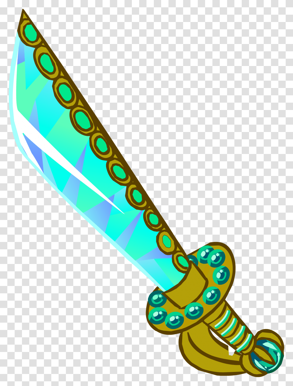 Pirates Clipart Sword Club Penguin Sword, Sport, Sports, Weapon, Weaponry Transparent Png