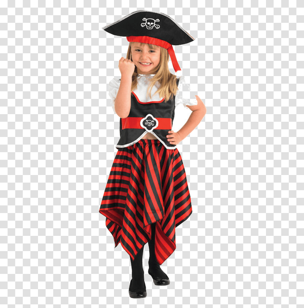 Pirates Clothes For Girls, Costume, Person, Hat Transparent Png