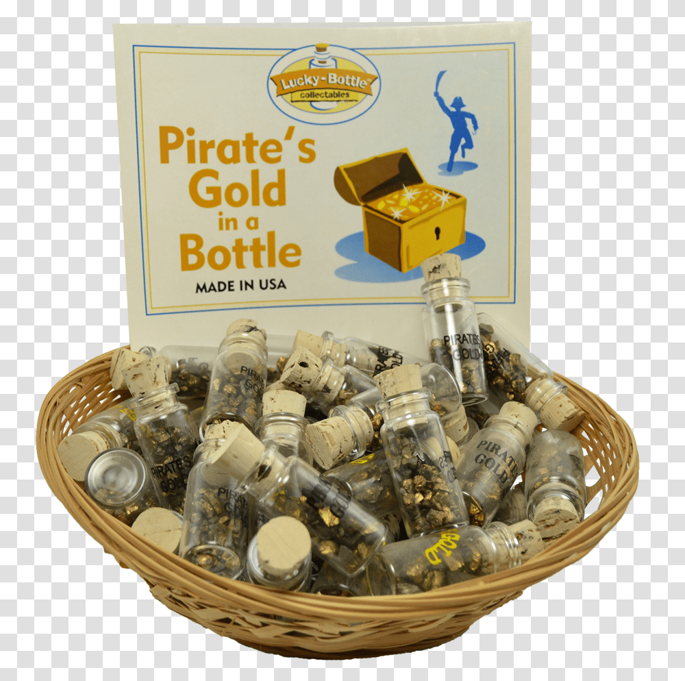 Pirates Gold Bottle 72un Gift Basket, Electrical Device, Fuse, Medication Transparent Png