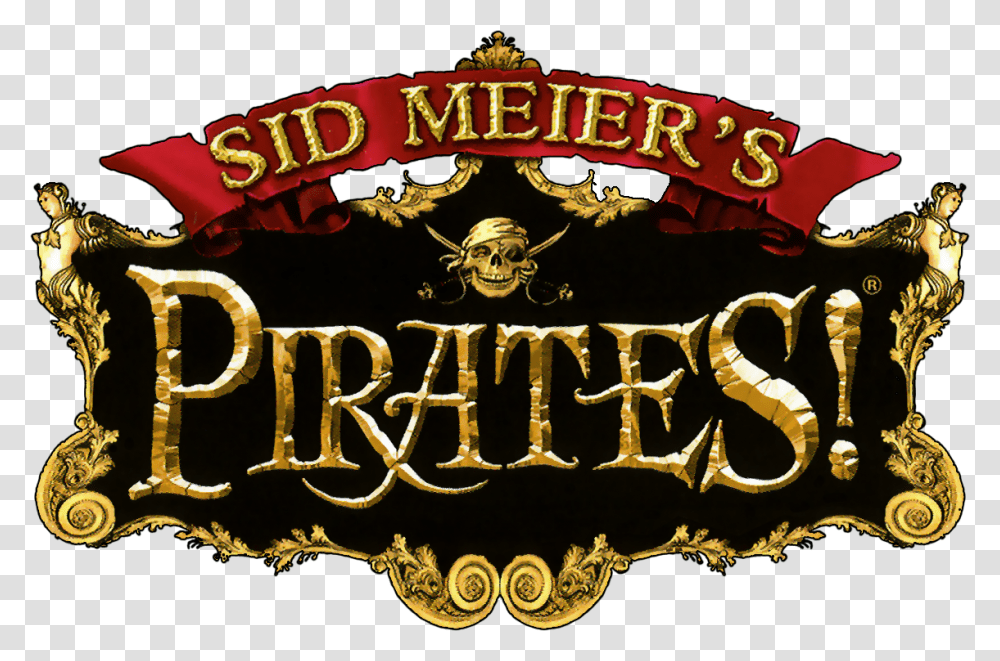 Pirates Logo Sid Meier's Pirates Wii, Alphabet, Word, Label Transparent Png