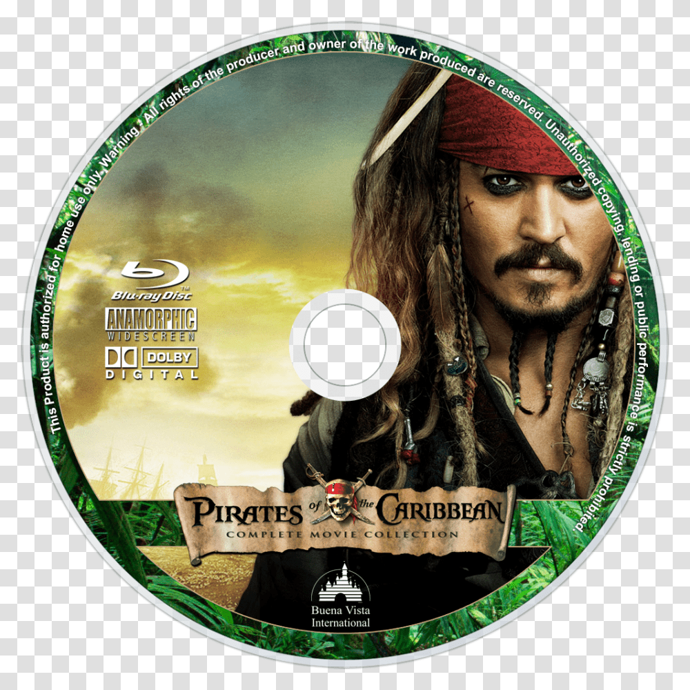 Pirates Of The Caribbean Blu Ray Disc, Disk, Person, Human, Dvd Transparent Png