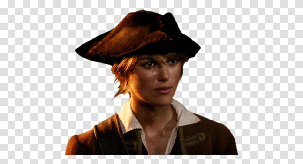 Pirates Of The Caribbean Elizabeth Dressed, Apparel, Hat, Person Transparent Png